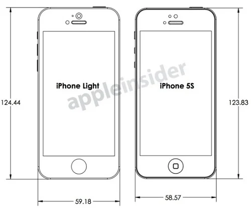 انتشار غیر رسمی طرح آیفون ارزان قیمت یا iPhone Light و iPhone 5S