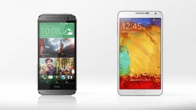 مقایسه کامل و تصویری HTC one m8 و Samsung Galaxy Note 3