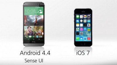 مقایسه کامل HTC One M8 و Iphone 5s به صورت تصویری
