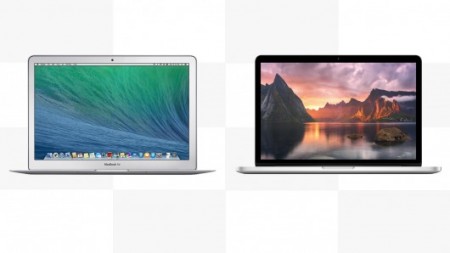 مقایسه همراه با تصویر Macbook Air 2014 و Macbook pro