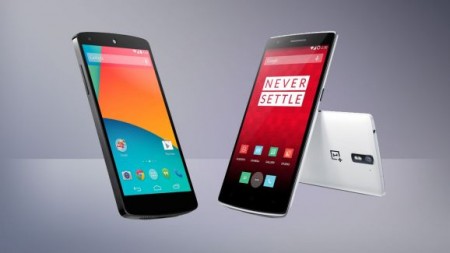 مقایسه ی OnePlus One و Google Nexus 5 - دیجینوی