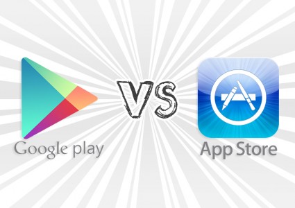 Google Play، برتری در تعداد دانلود، برتری در درآمد زایی برای App Store - دیجینوی