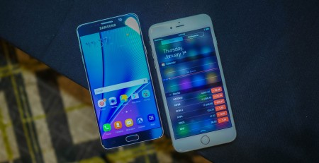 تماشاخانه: مقایسه تخصصی Samsung Galaxy Note 5 با iPhone 6 Plus - دیجینوی