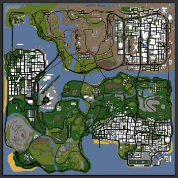 San Andreas Map