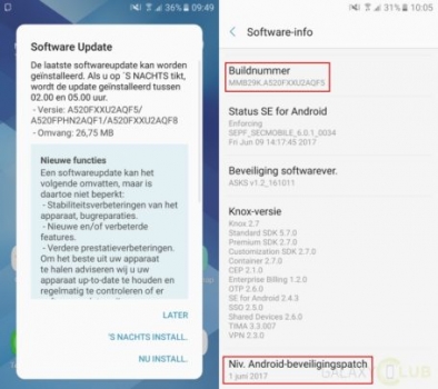 به‌روزرسانی مهمی برای Galaxy A5 2017 عرضه شد - دیجینوی