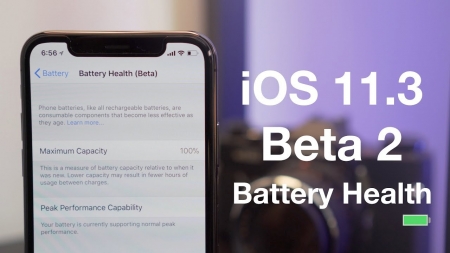 نرم‌افزار سلامت باتری آیفون در نسخه دوم بتا iOS 11.3 - دیجینوی