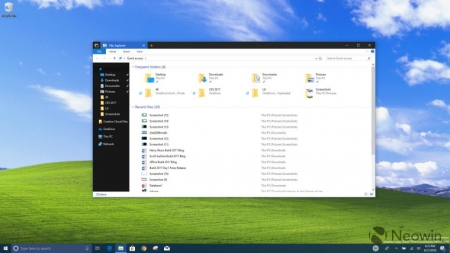 فایل اکسپلورر در نهایت در نسخه‌ی Redstone 5 ویندوز ۱۰، یک تم تاریک دریافت می‌کند - دیجینوی