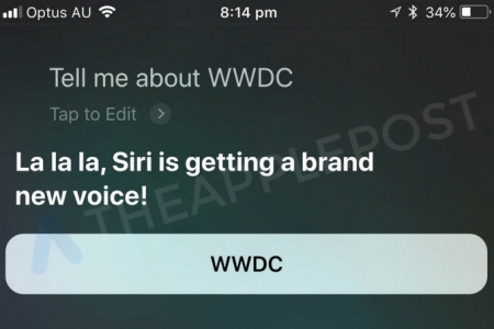 سیری به احتمال دریافت یک صدای جدید در طی مراسم WWDC 18 اشاره می‌کند - دیجینوی