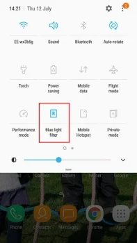 چگونگی فعالسازی فیلتر رنگ آبی صفحه نمایش - دیجینوی