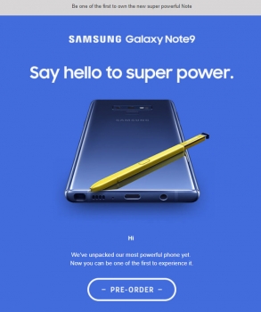 اولین تصویر از Galaxy Note 9 منتشر شد - دیجینوی