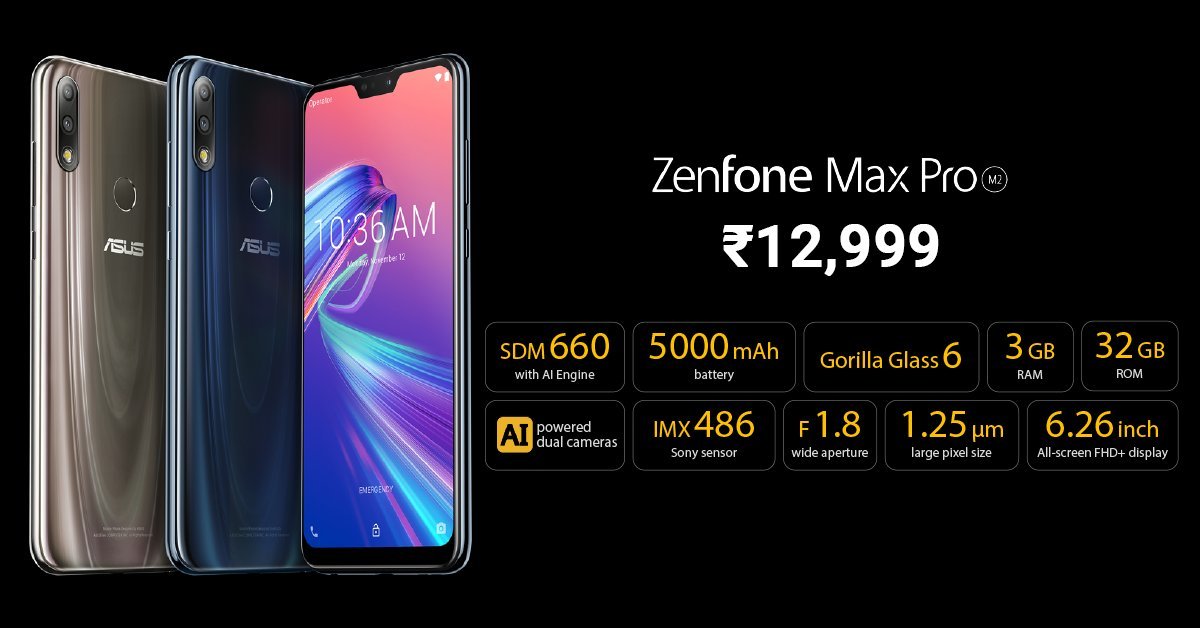 Asus ZenFone Max Pro M2 و ZenFone Max M2 رسماً معرفی شدند - دیجینوی