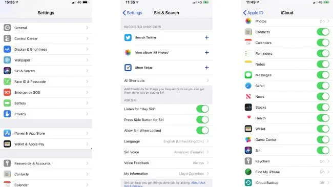 دستیار صوتی Siri