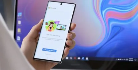 مایکروسافت: اتصال Samsung Galaxy Note 10 به ویندوز بهتر از نرم‌افزار Your Phone است - دیجینوی