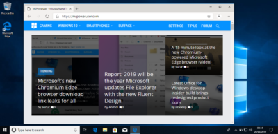 Microsoft Edge Beta