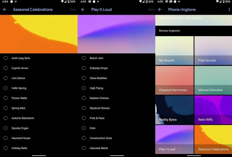 صداهای جدید زنگ موبایل با آپدیت برنامه Google Sounds - دیجینوی