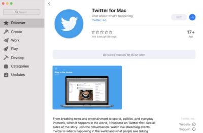 توییتر یک نرم‌افزار کاملا جدید برای سیستم‌عامل مک ارائه داد
