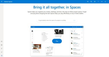مایکروسافت از Outlook Spaces رونمایی کرد - دیجینوی