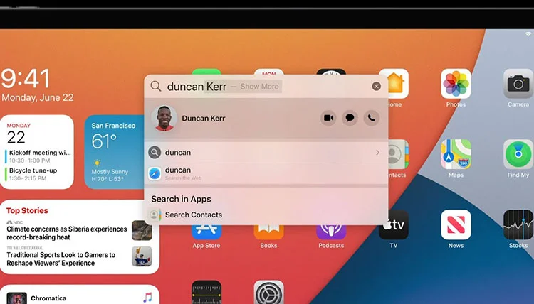 جستجوی عمومی در iPadOS ویژگیهای جدید iPadOS 14 | کدام آیپدها از آن پشتیبانی میکنند؟ - دیجینوی