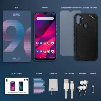 گوشی BLU G90 با نمایشگر ۶.۵ اینچی و دوربین سه‌گانه معرفی شد - دیجینوی