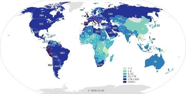 COVID-19 pandemic by country and territory