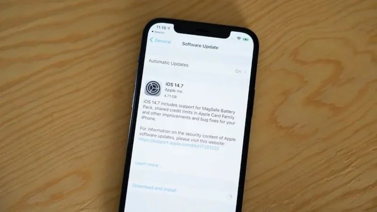 به روزرسانی iOS 14.7