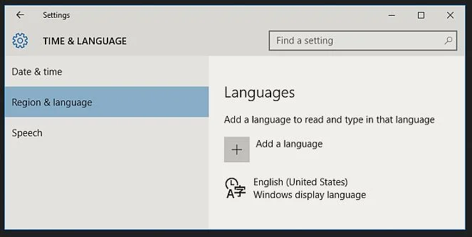 lan win10 آموزش تغییر زبان در ویندوز
