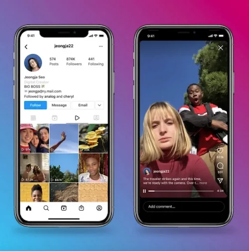 Instagram TV اینستاگرام تی وی