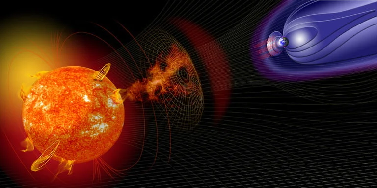 Nasa Solar Superstorm Concept کانسپت ابرطوفان خورشیدی