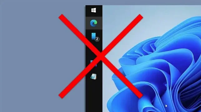windows 11 taskbar نوار وظیفه ویندوز ۱۱