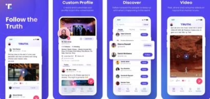 The new social media platform from Donald Trump is now available on Apple's App Store ترامپ
