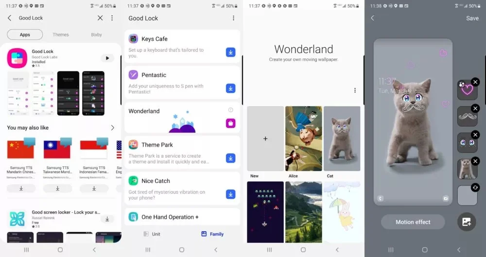 wonderland با برنامه جدید سامسونگ تصویر پسزمینه خودتان را بسازید - دیجینوی