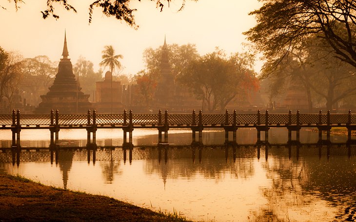 شهر باستانی Sukhothai تایلند