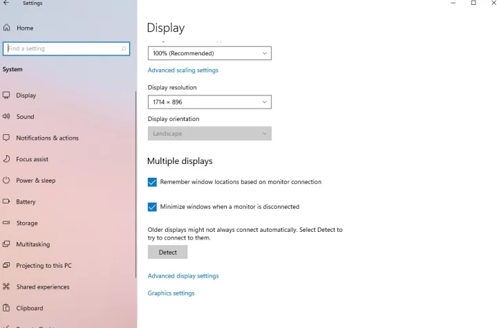 windows-11-display-2 آموزش حل مشکلات نمایشگر و مانیتور چند گانه