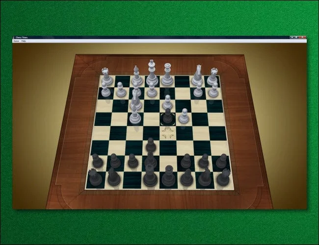 chess_titans بازی هایی که مایکروسافت با ویندوز عرضه کرد
