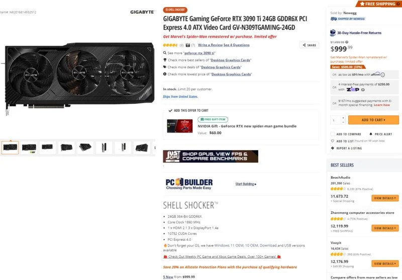 انویدیا RTX 3090 Ti