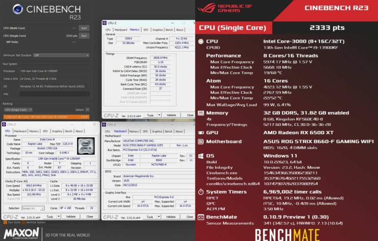 ثبت رکورد سرعت اورکلاک ۶ گیگاهرتز برای پردازنده راپتور لیک Core i9-13900KF اینتل - دیجینوی