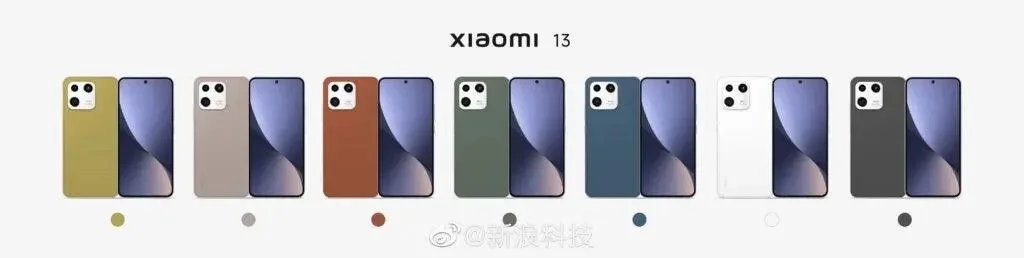 XIAOMI 13-1 شیائومی ۱۳ در ۱۰ رنگ متنوع عرضه خواهد شد - دیجینوی