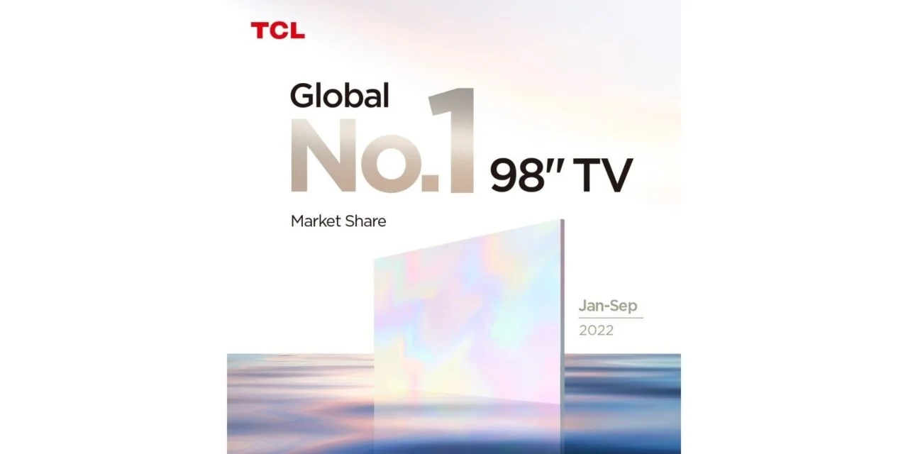 TCL در صدر بازار تلویزیون های ۹۸ اینچی دنیا قرار گرفت - دیجینوی