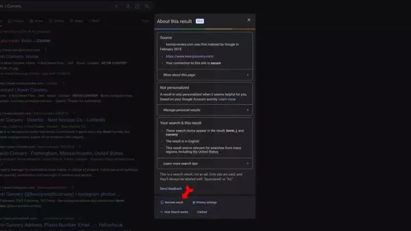 How to Remove Personal Info From Google 2 نحوه حذف اطلاعات شخصی از گوگل