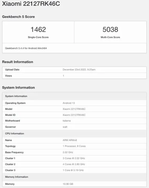Redmi K60 Pro appears on Geekbench with Snapdragon 8 Gen 2 SoC Check performance گوشی ردمی K60 پرو در بنچمارک گیک بنچ رکوردشکنی کرد - دیجینوی