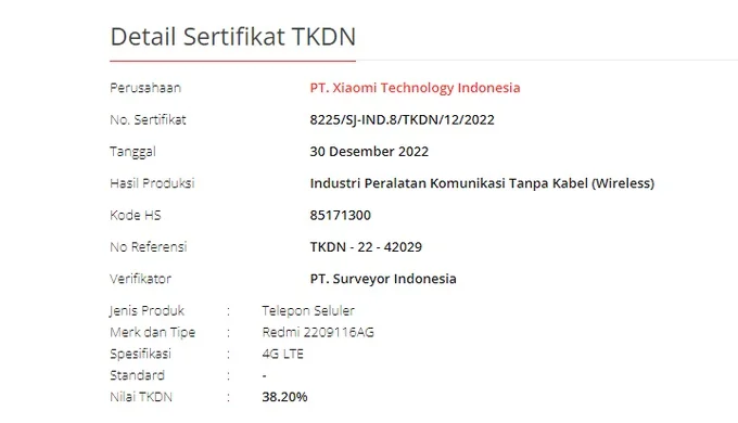Redmi Note 11 Pro 2023 گوشی ردمی نوت ۱۱ پرو ۲۰۲۳ در دیتابیس TKDN رویت شد - دیجینوی
