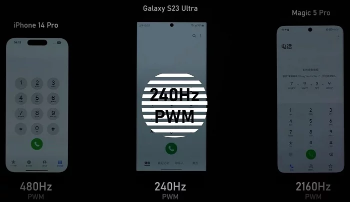 Displays used on the Samsung Galaxy S22 and S23 lines could be harmful to your aeyes cause headaches گلکسی S22