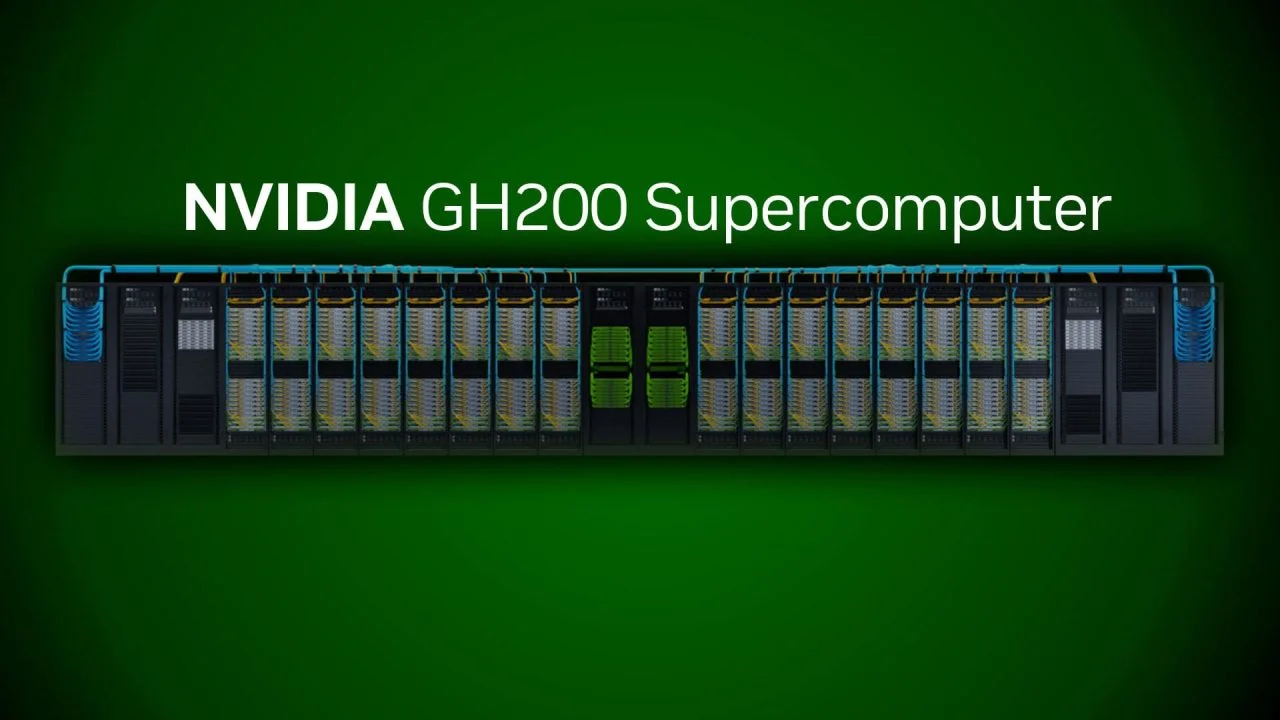 nvidia-dgx-gh200-1 سوپرچیپ Grace Hopper ابر رایانه DGX GH200