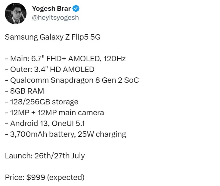 Galaxy Z Flip 5-1 گلکسی زد فلیپ ۵