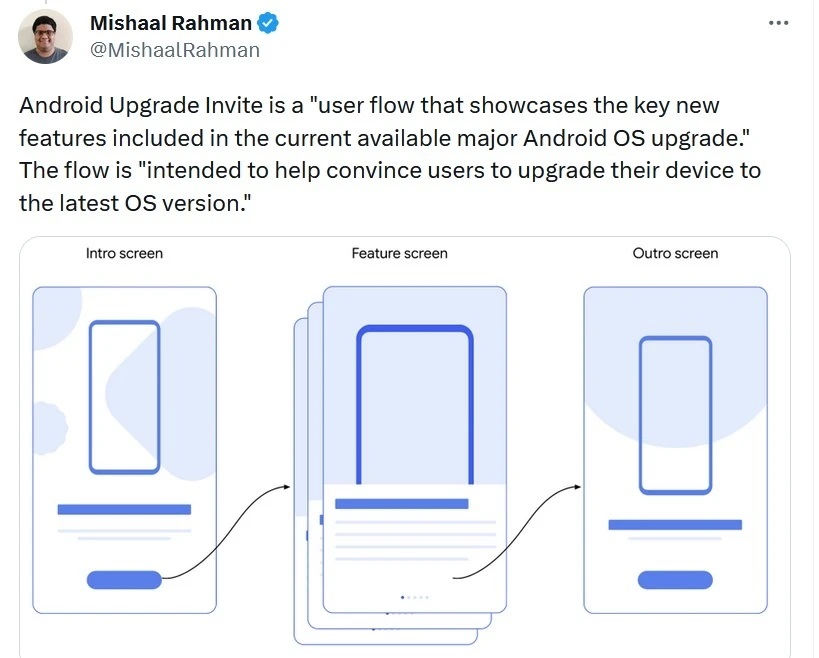 Android phones will soon try to entice users to Ginstall the latest update گوگل اندروید