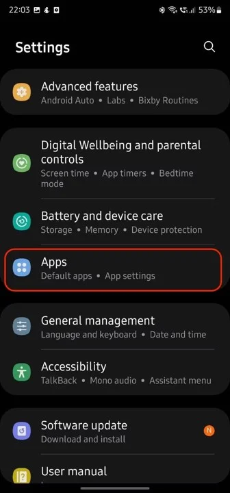 How to remove Samsung applications from the phone 8-1 حذف برنامه های سامسونگ از گوشی
