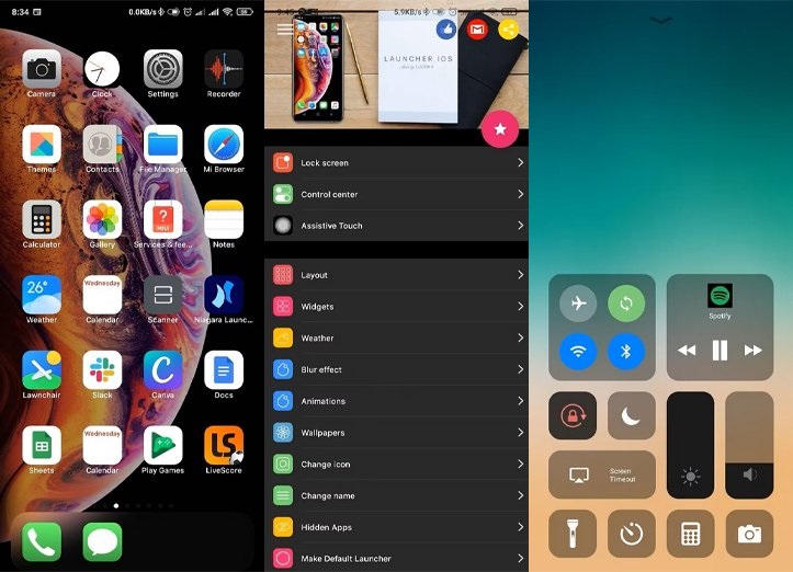 ios launcher بهترین لانچرهای اندروید در سال ۲۰۲۳
