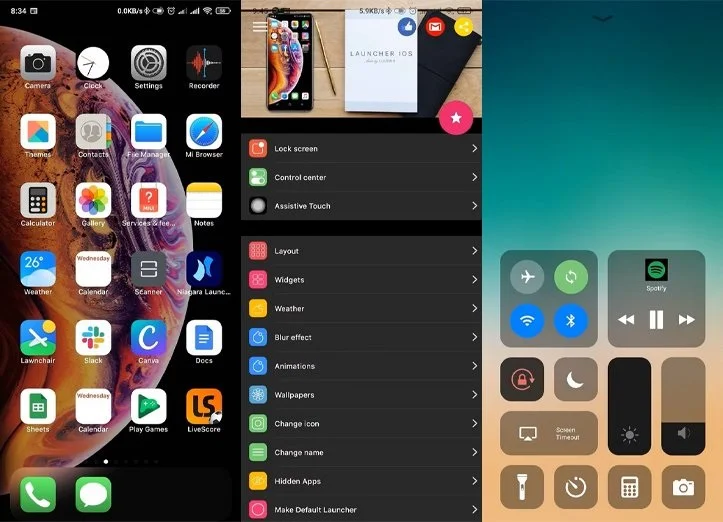 ios launcher بهترین لانچرهای اندروید در سال ۲۰۲۳