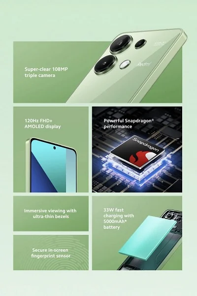 Redmi Note 13 Pro 4G and Redmi Note 13 4G 7 ردمی نوت 13 4G
