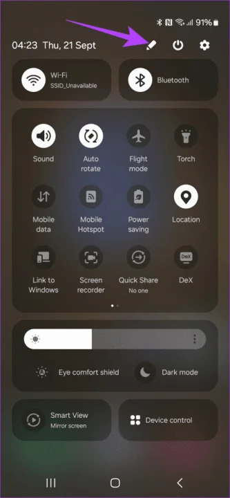 Simply-access-the-Quick-Settings-page-and-tap-on-the-Edit-icon-473x1024 رابط کاربری One UI 6 سامسونگ